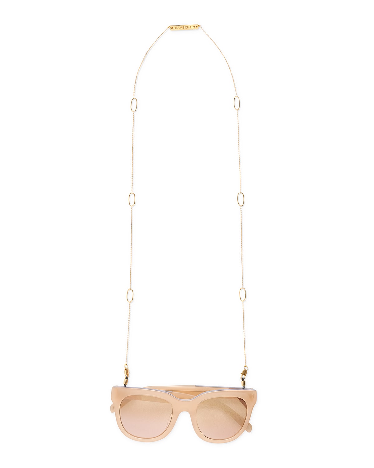 Frame Chain Jackie Oh Sunglasses Chain In Rose Gold