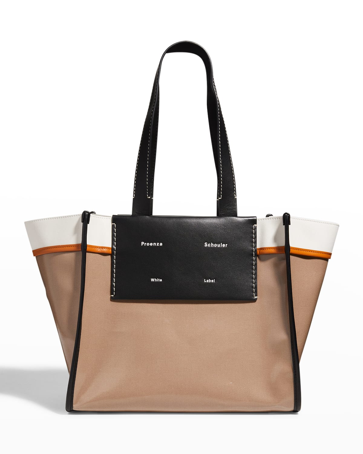 Proenza Schouler White Label Morris Large Coated Canvas ...