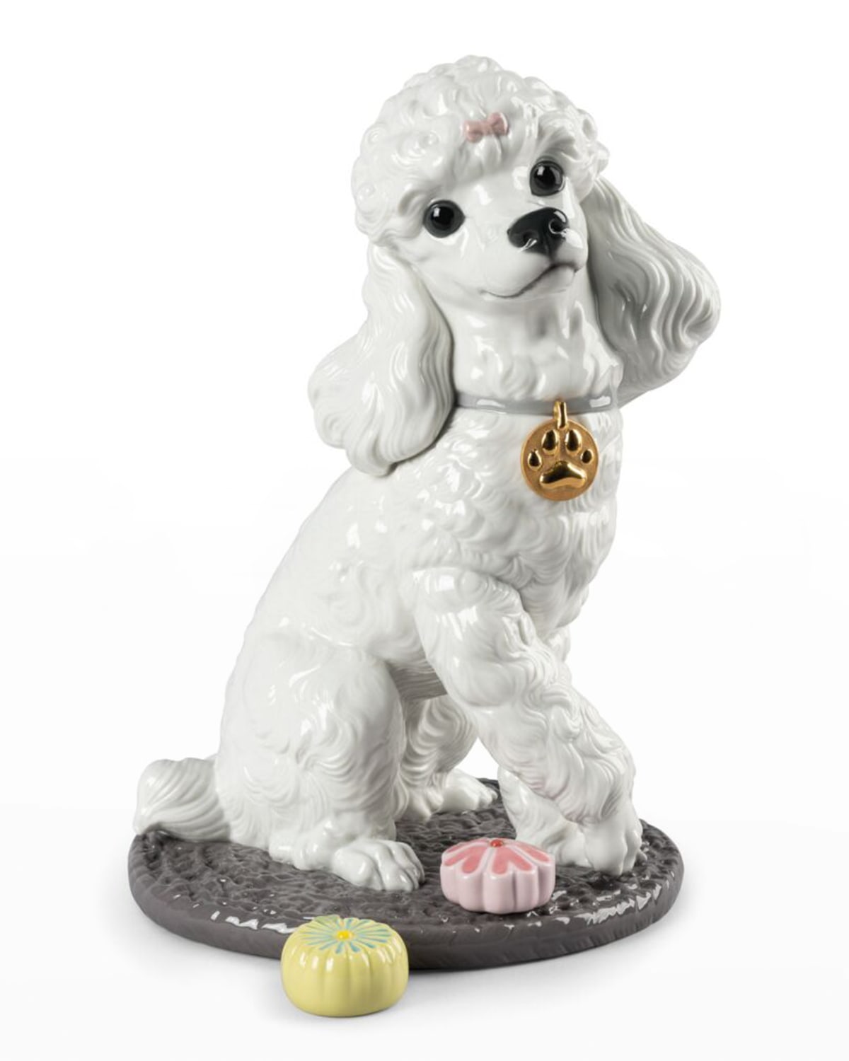 Shop Lladrò Poodle With Mochis Figurine In Multi