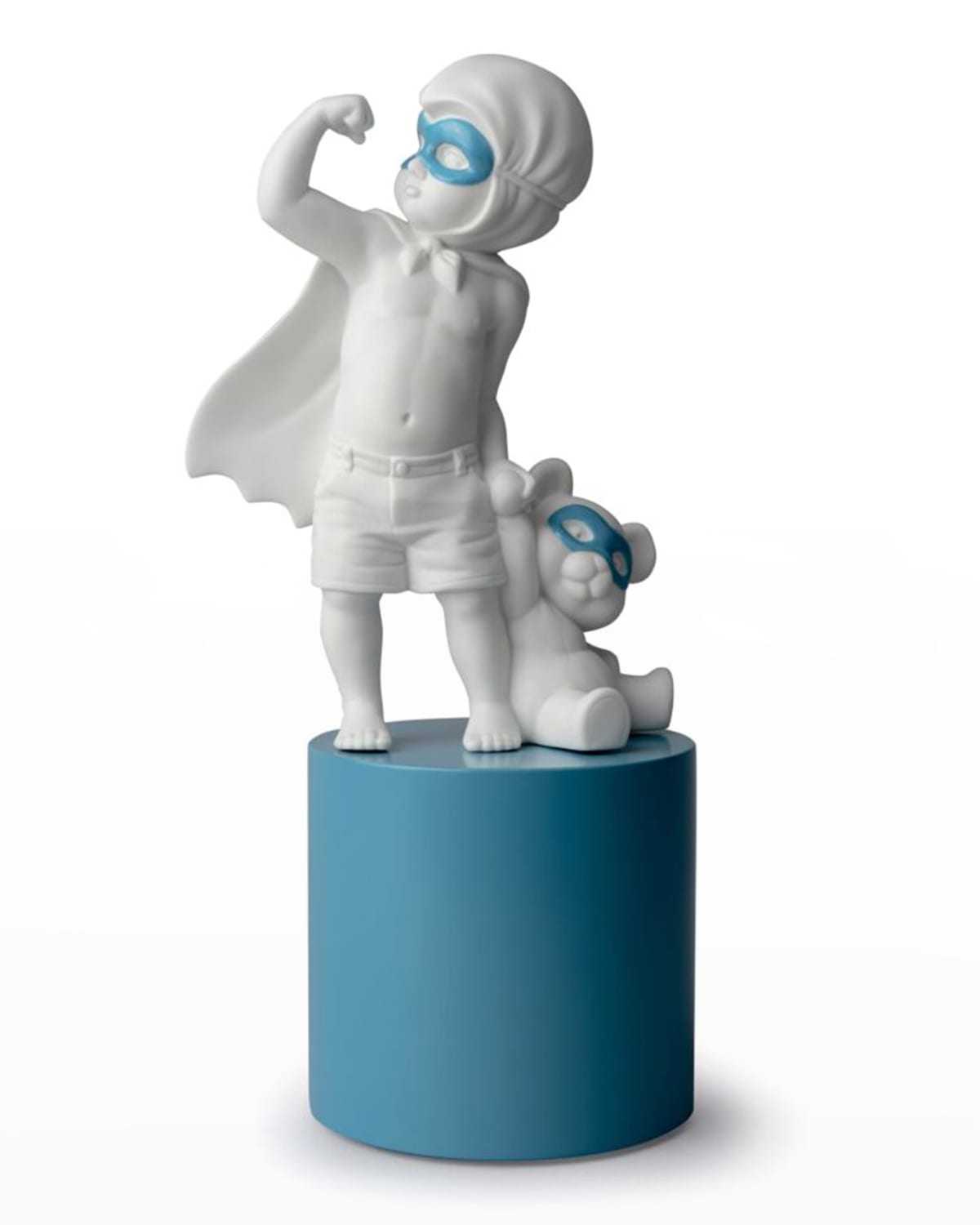 Shop Lladrò I Have Super Powers Figurine In White/blue