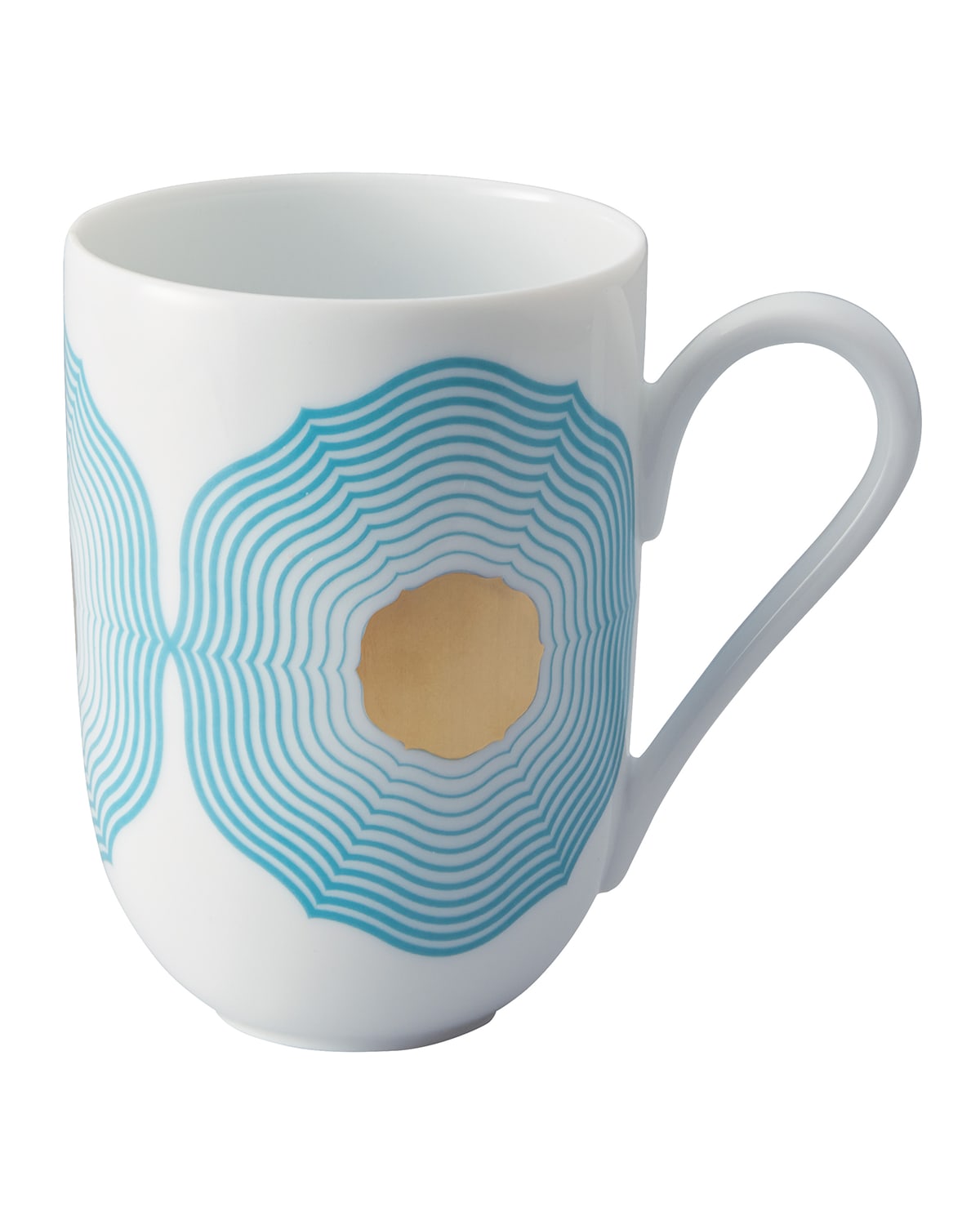 Shop Raynaud Aura Porcelain Coffee Mug In Sky Blue