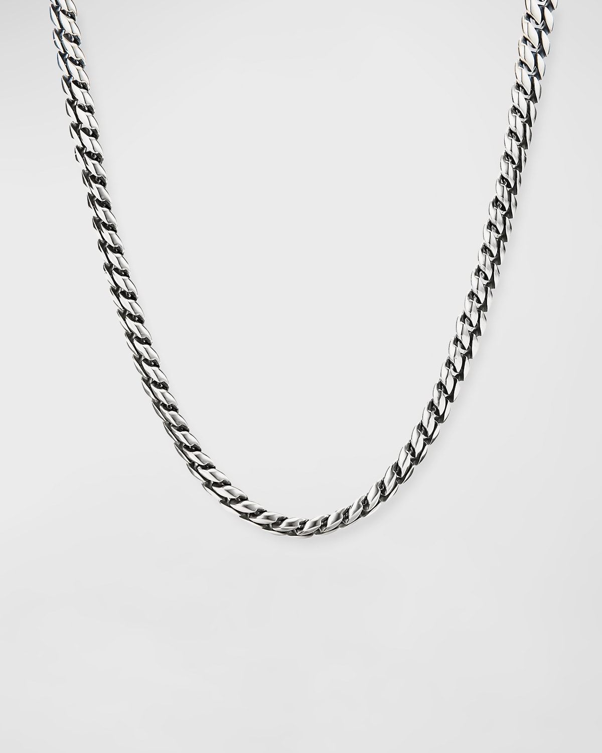David Yurman Men's Curb Chain Necklace In Silver, 8mm, 24"l