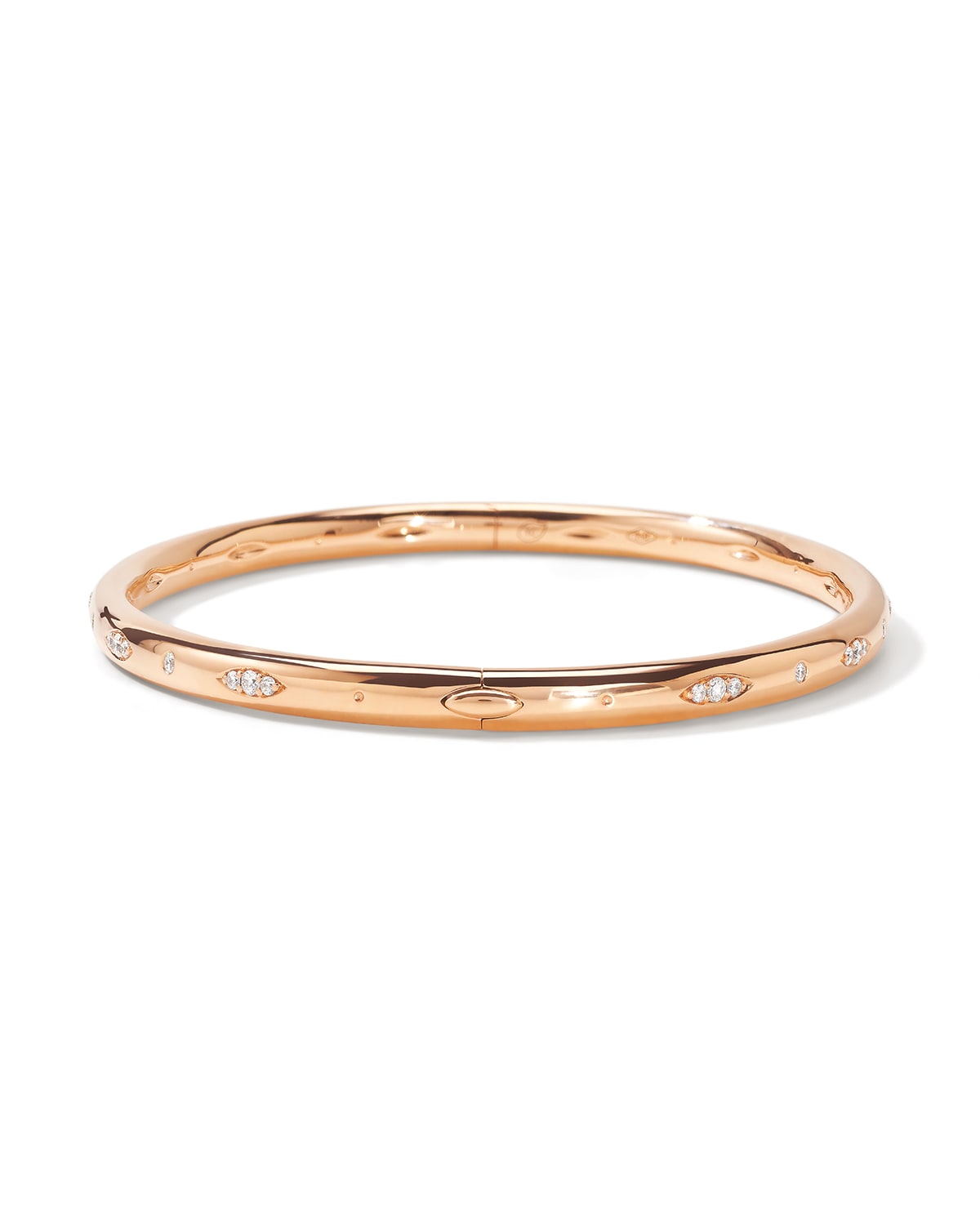 18k Rose Gold Candy Bangle