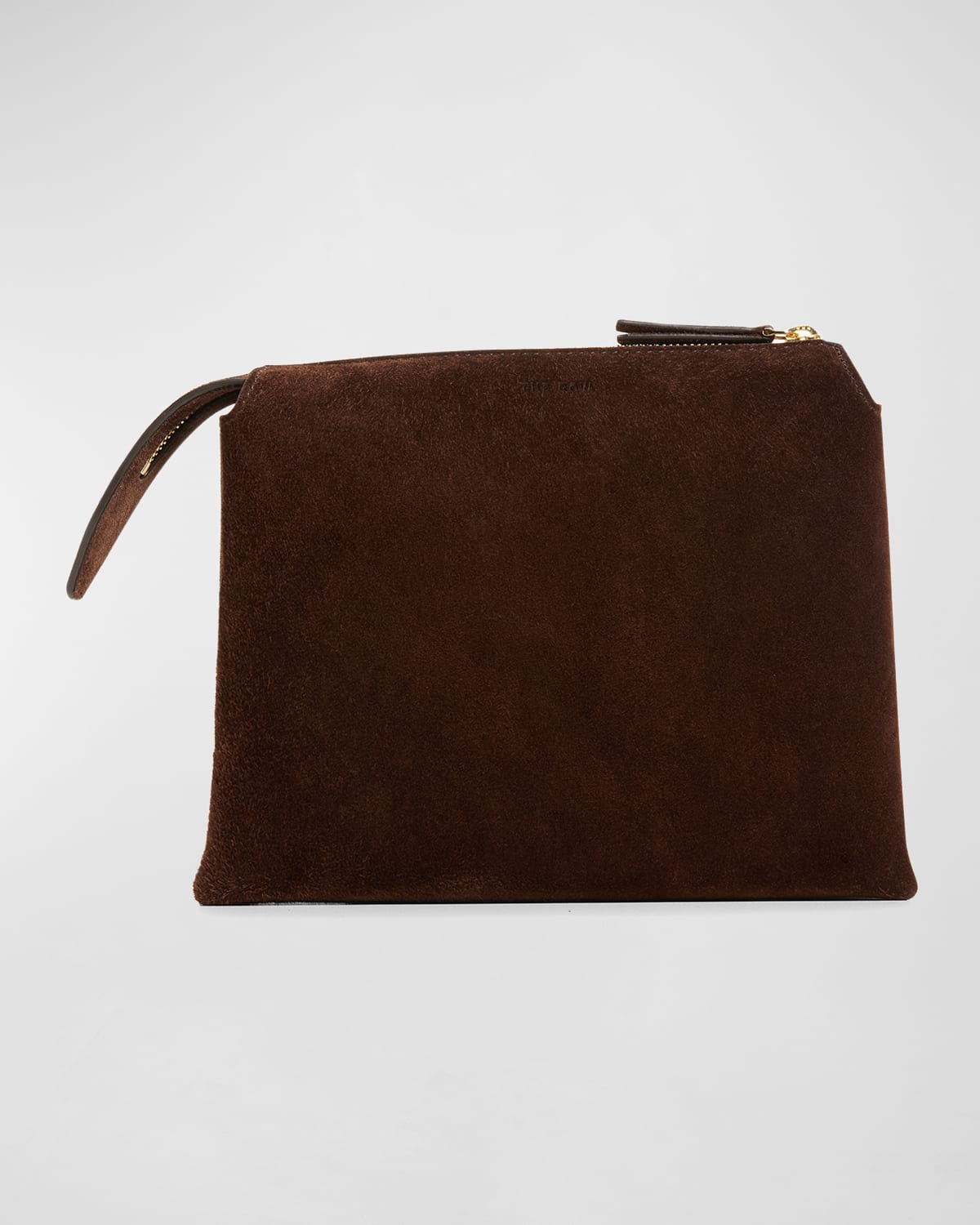 THE ROW NU TWIN CROSSBODY BAG IN SUEDE