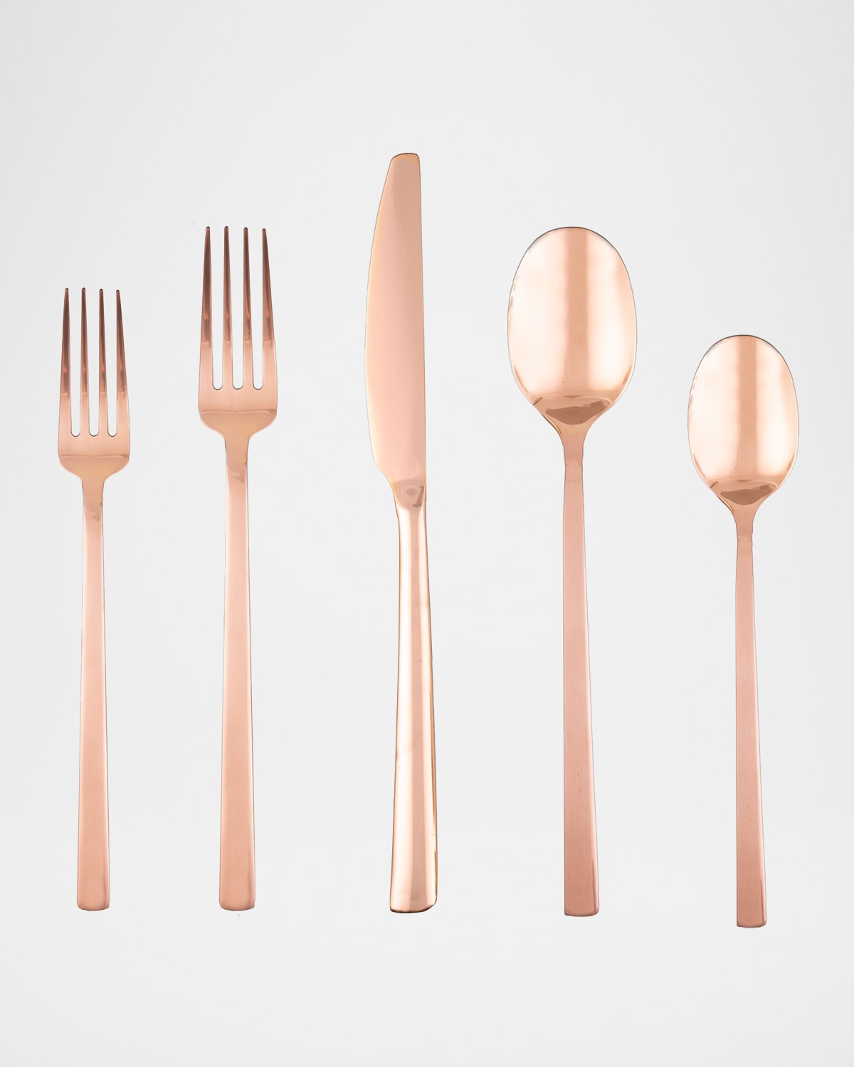 Beacon Copper Mirror 20-Piece Flatware Set, Service for 4