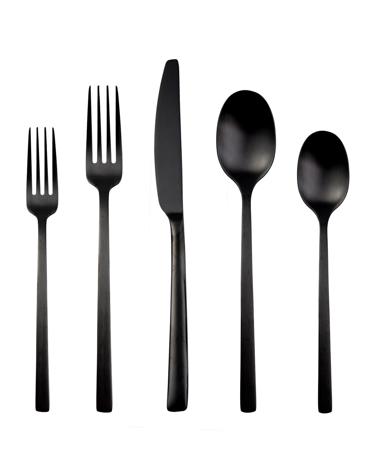 Shop Cambridge Beacon Black Satin 20-piece Flatware Set, Service For 4