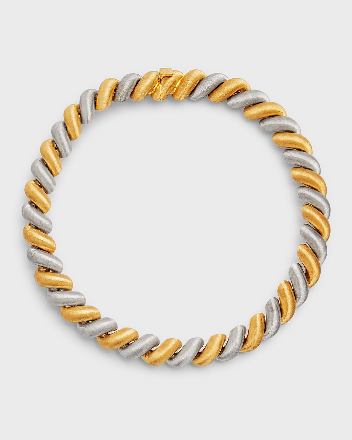 Buccellati 18k Yellow And White Gold Torsade Necklace