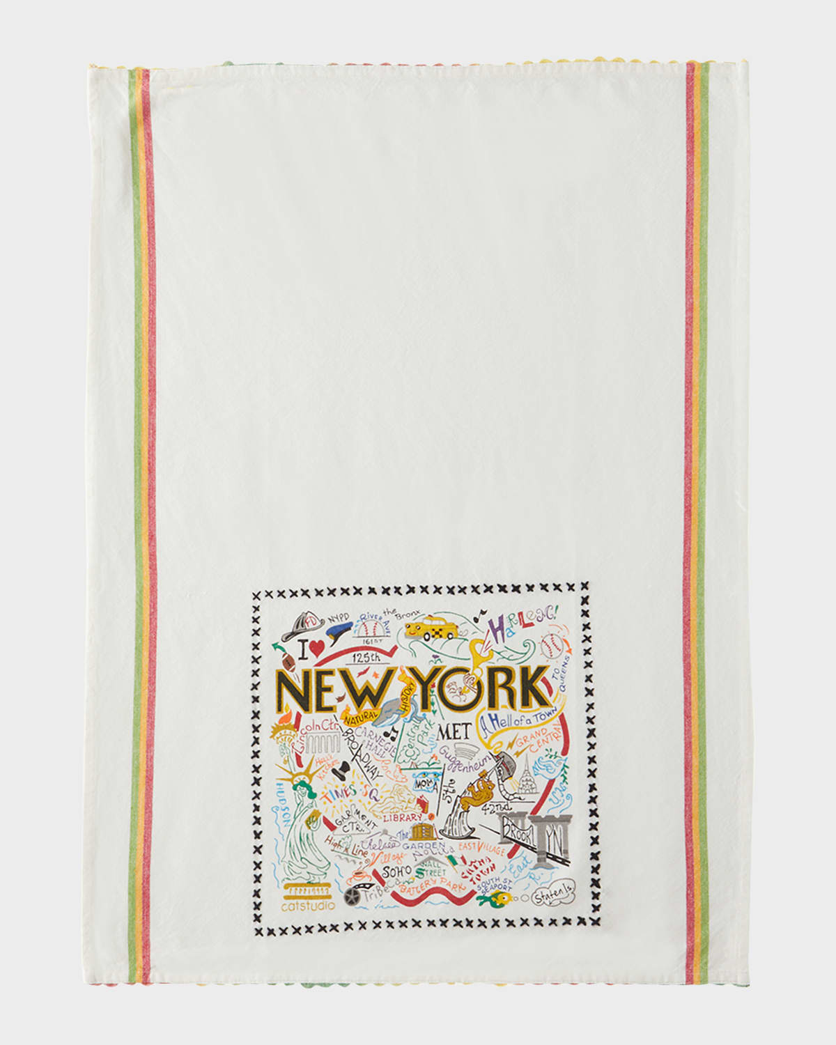 Catstudio New York City Dish Towel In Multi