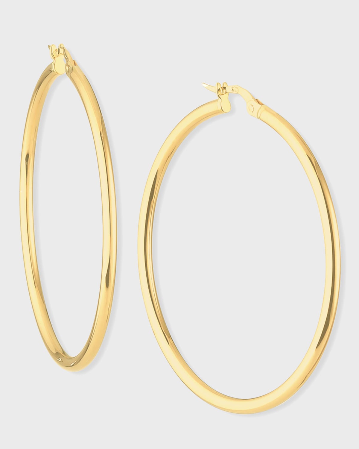 Round Hoop Earrings, 45mm