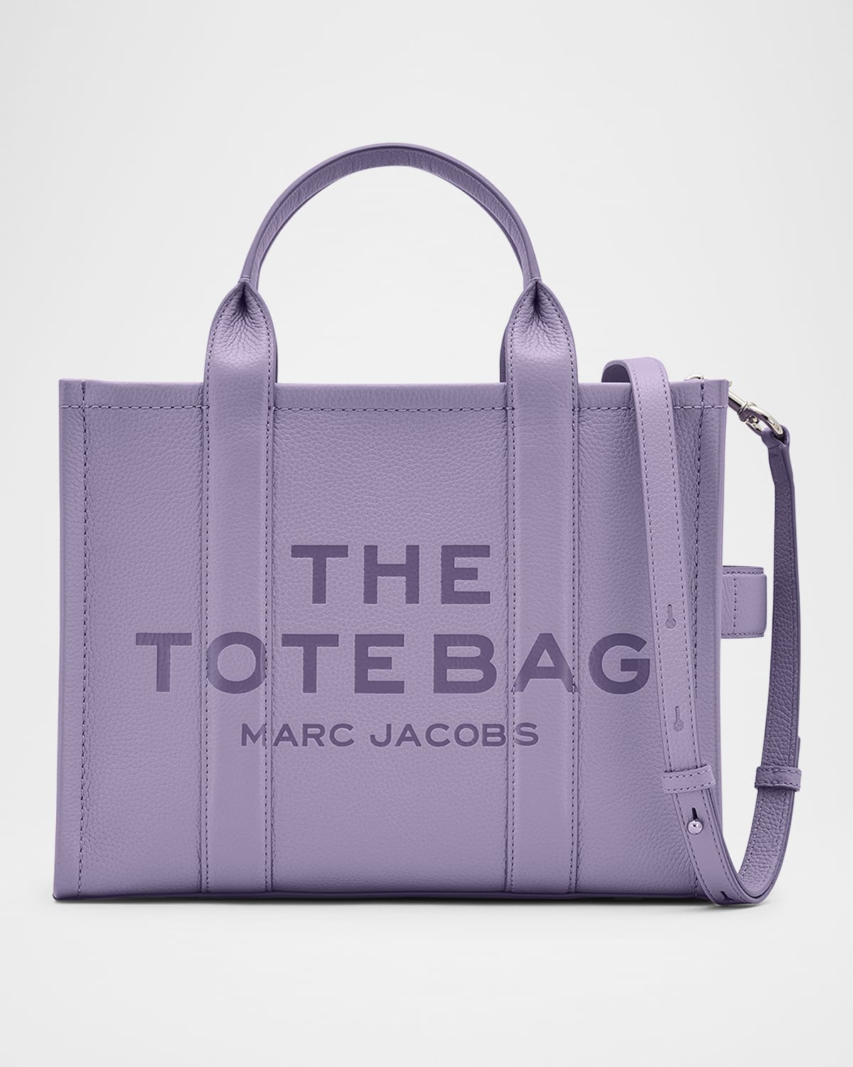 Marc Jacobs The Leather Crossbody Tote Bag In Lilac