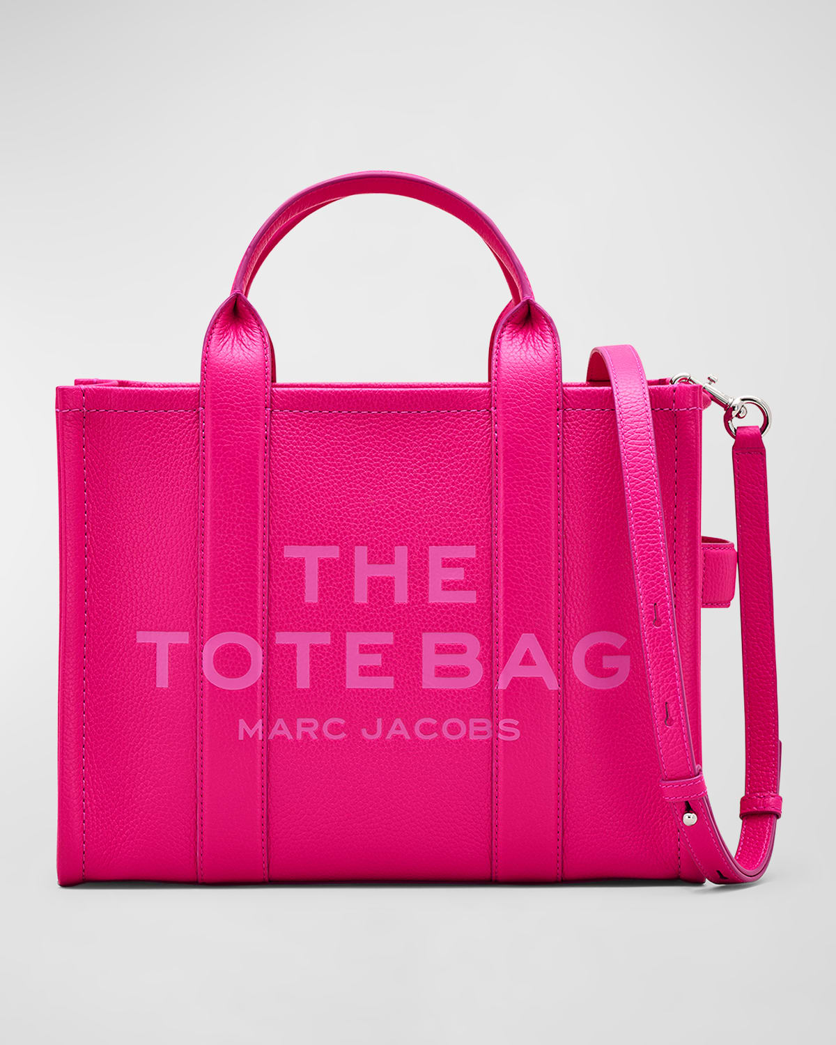 MARC JACOBS THE LEATHER MEDIUM TOTE BAG 
