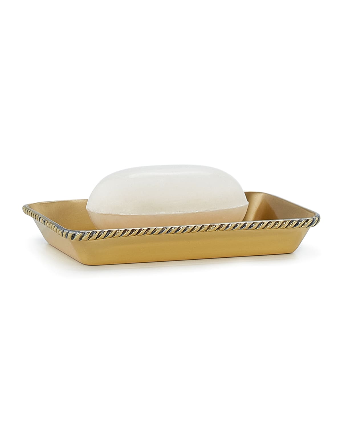 Labrazel Corda Polished Brass Soap Dish