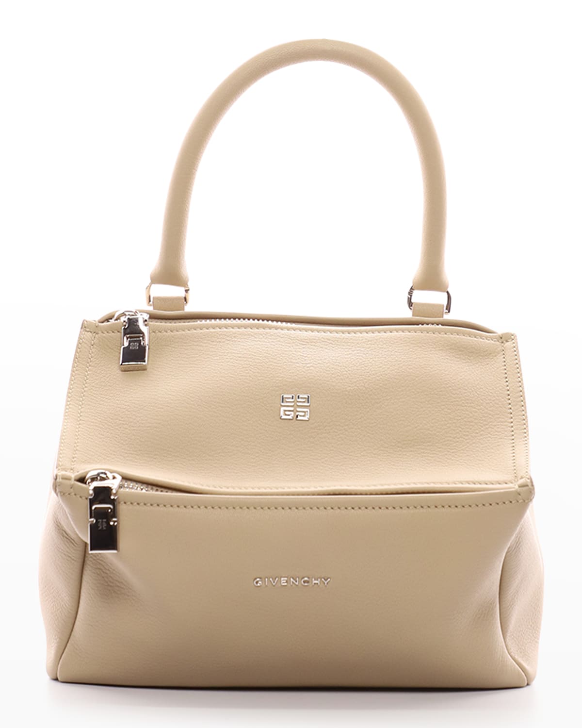 Givenchy Pandora Dual-zip Small Shoulder Bag In Dune