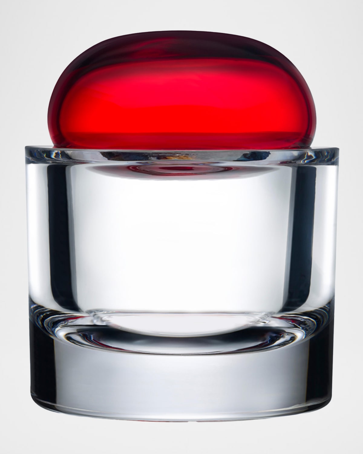 Nude Ecrin Small Lidded Vessel In Red