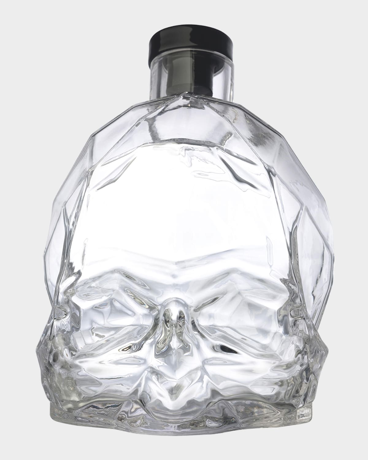 Shop Nude Memento Mori Whiskey Bottle In Clear/black