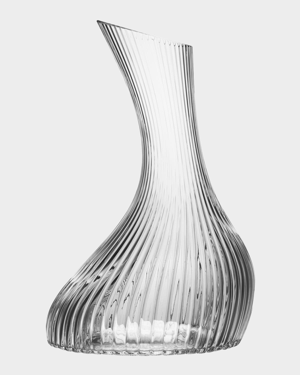 Shop Nude Vini Linear Carafe In Clear