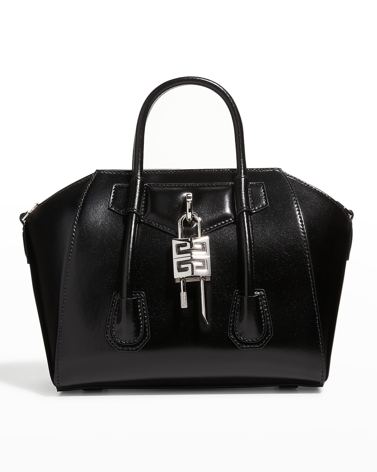 Givenchy Antigona Leather Lock Mini Satchel Bag