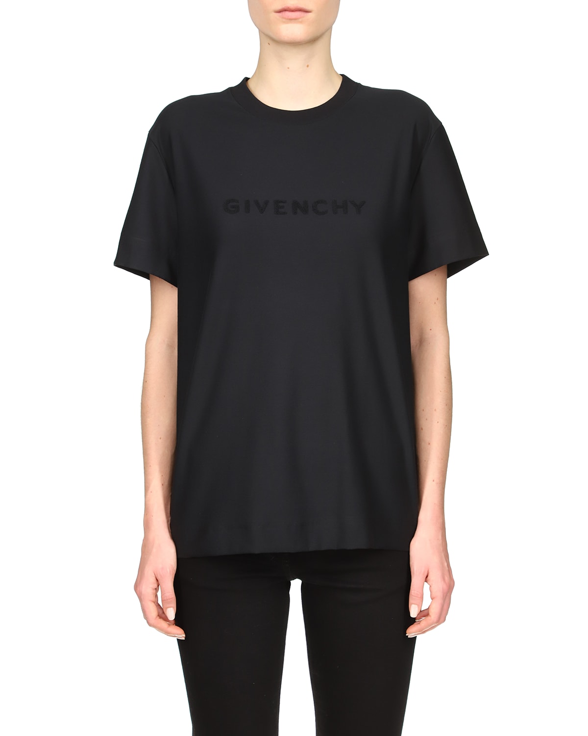 Givenchy C & S Terry Cloth Logo T-Shirt
