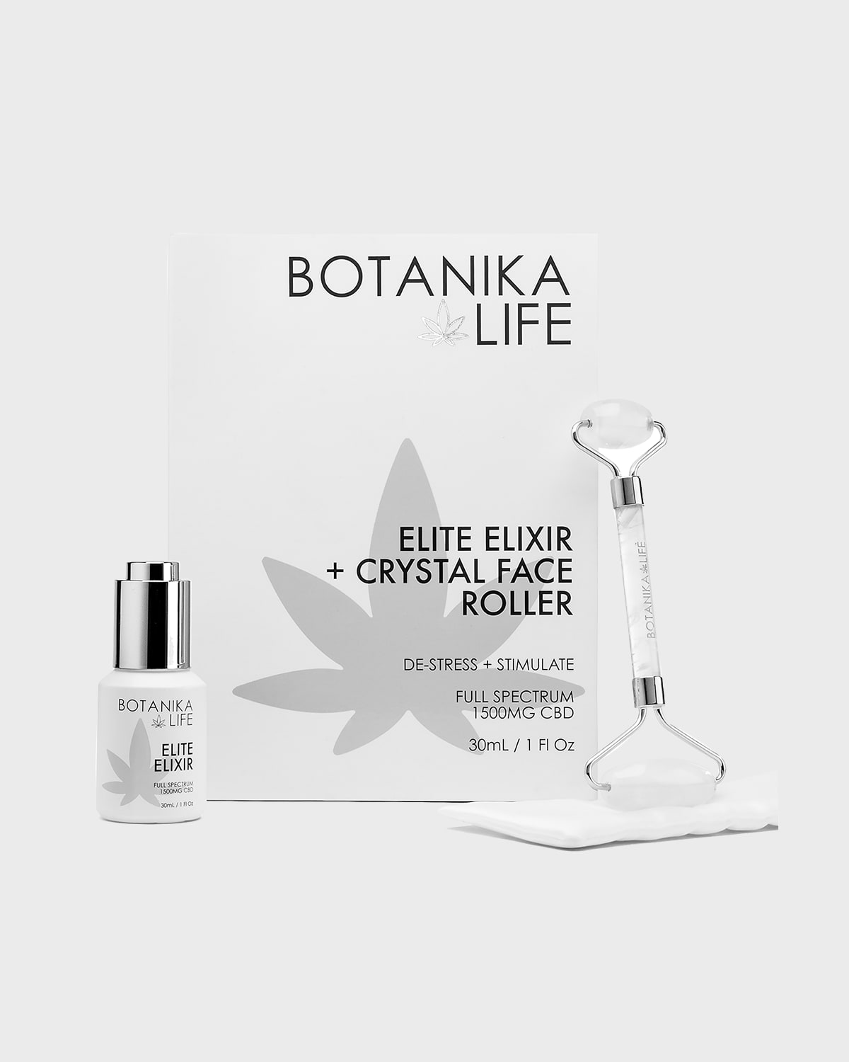 Botanika Life 1 oz. Elite Elixir + Crystal Face Roller