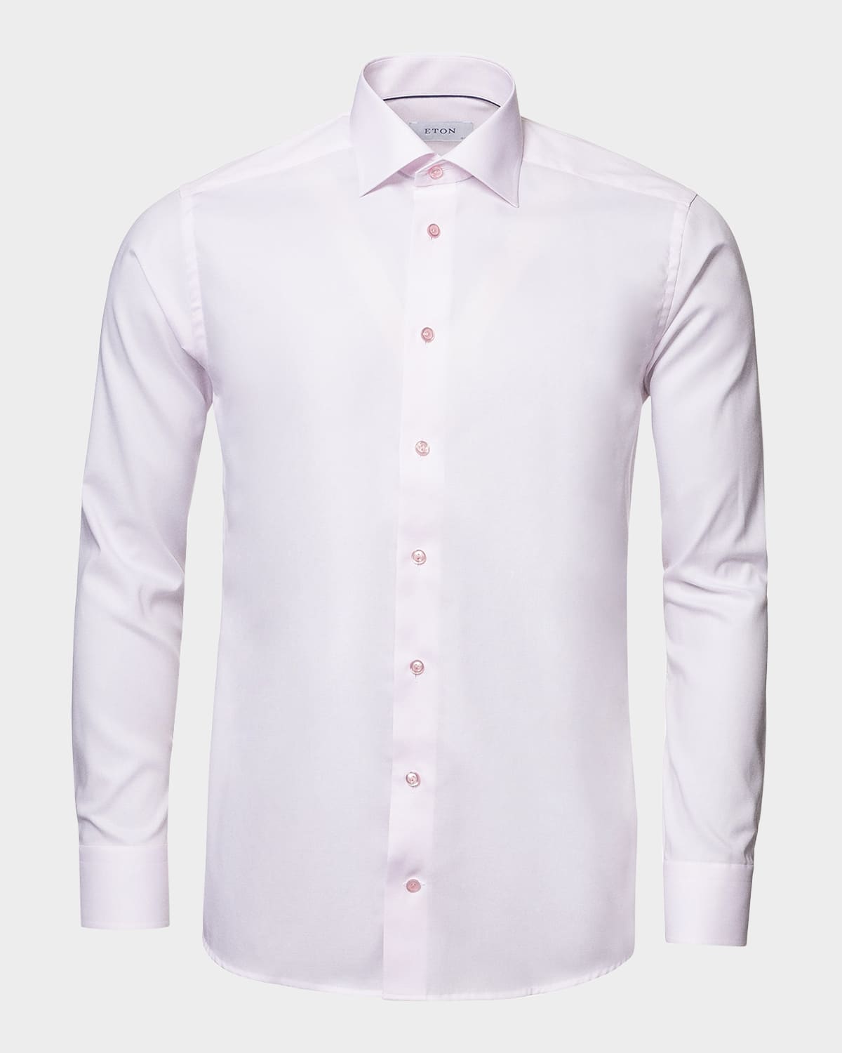 Men's Textured Solid Slim-Fit Dress Shirt