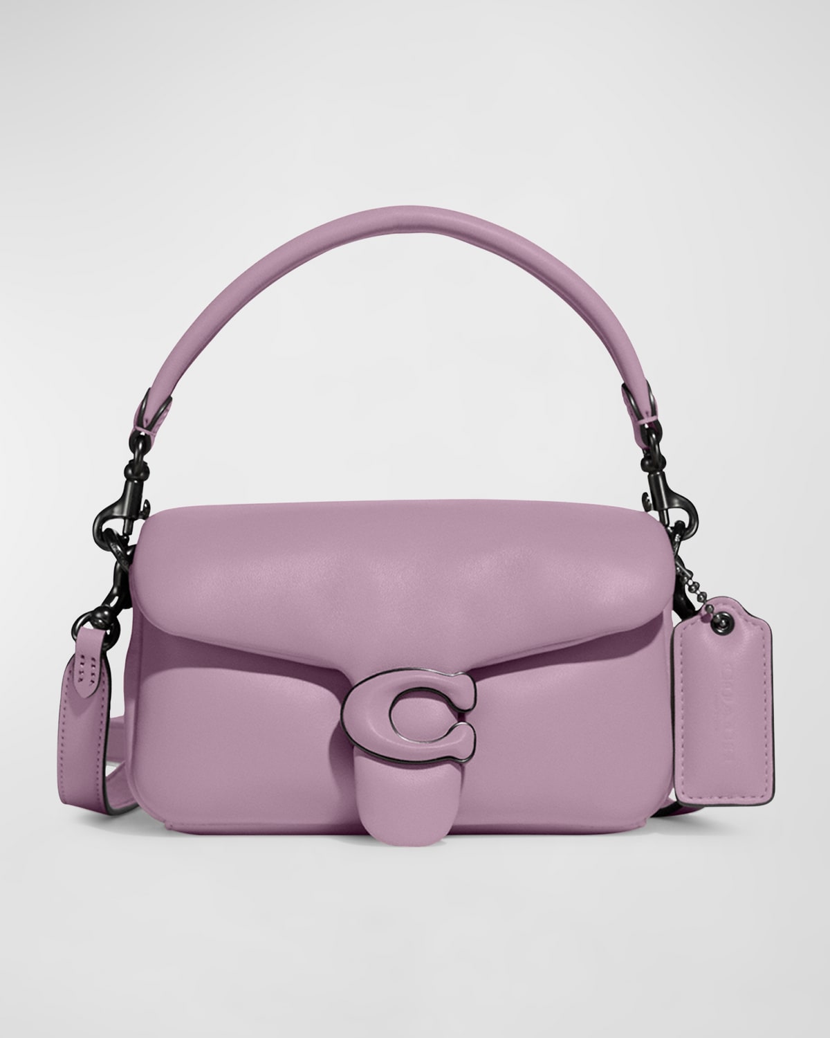 Coach Tabby 18 Pillow Leather Shoulder Bag In V5ice Purple