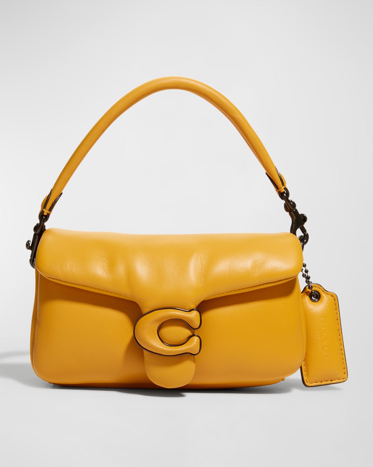 Coach Tabby 18 Pillow Leather Shoulder Bag In V5buttercup