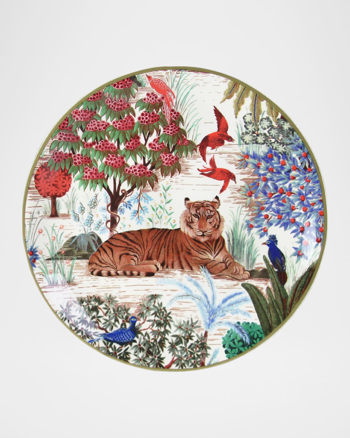 Shop Gien Le Jardin Du Palais Canape Plate In Tiger