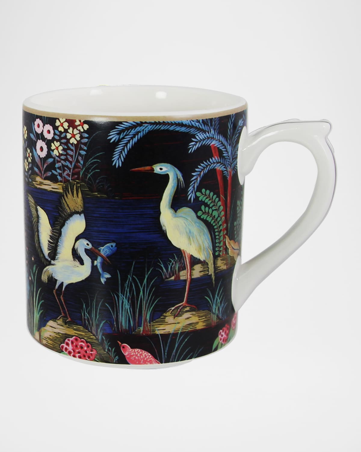 Gien Le Jardin Du Palais Mug In Black