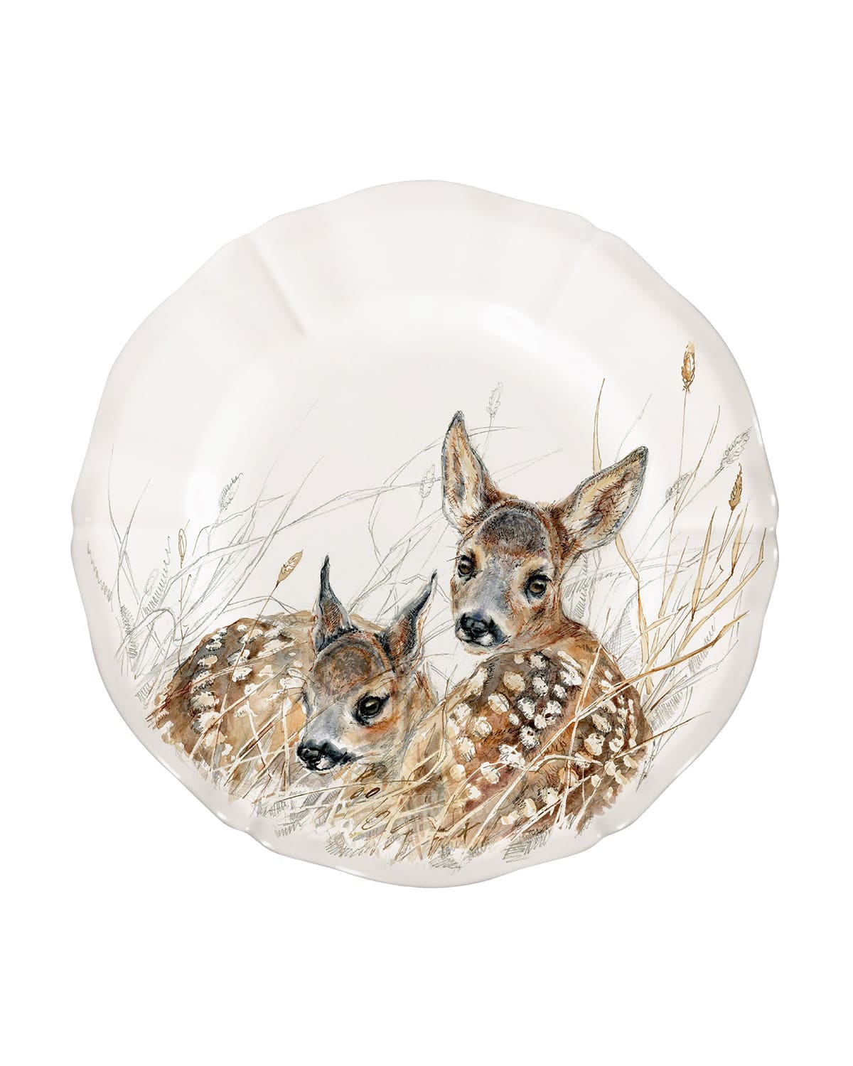 Shop Gien Sologne Canape Plate In Fawns