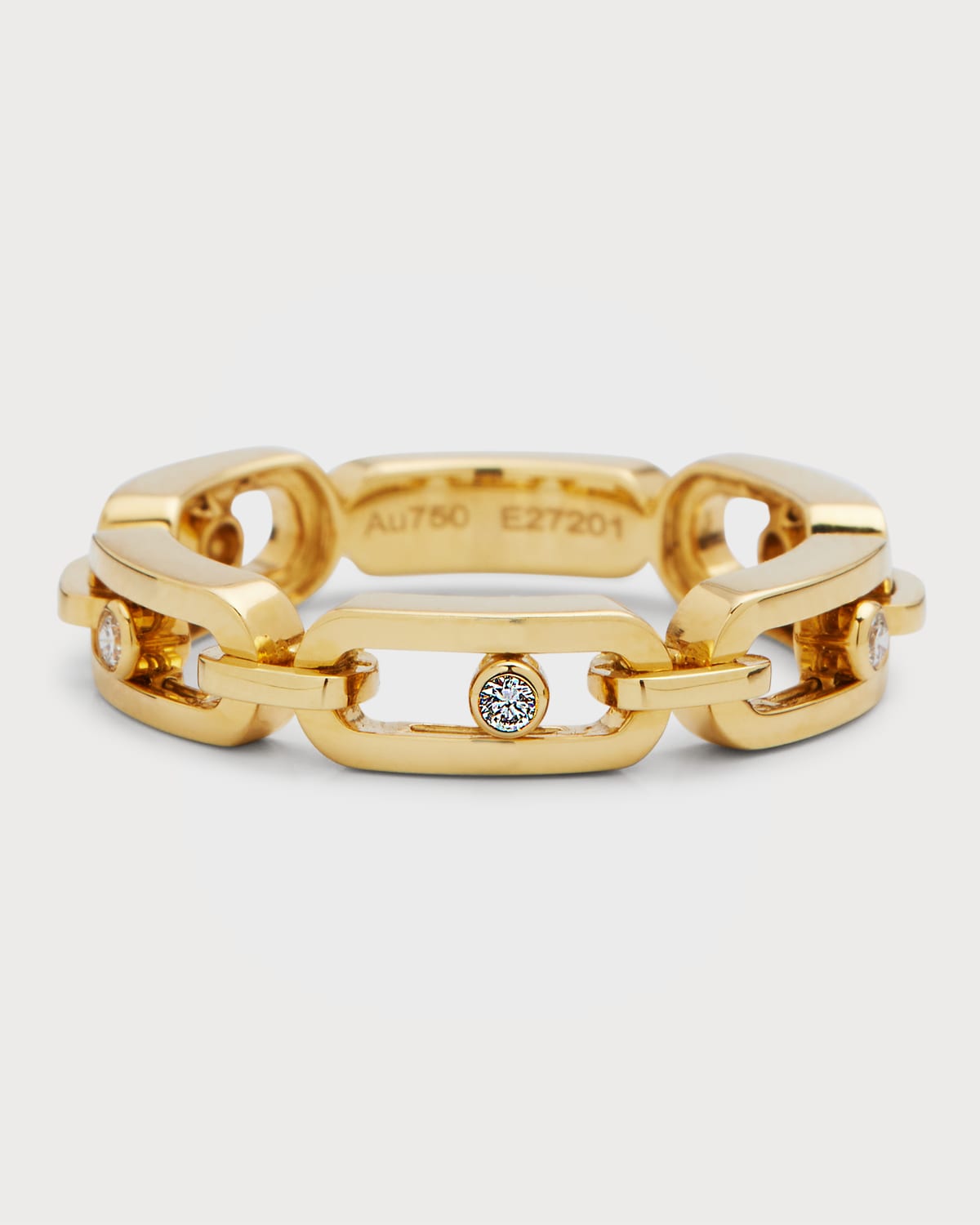 MESSIKA 18K YELLOW GOLD MY UNO RING