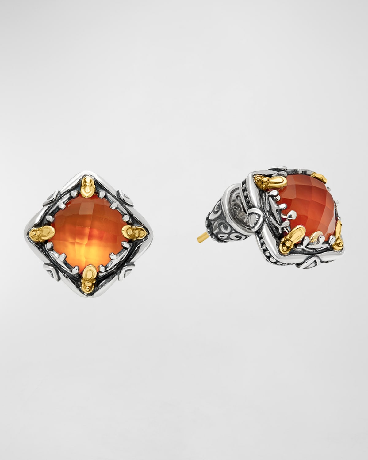 Gen K Two-Tone Doublet Earrings