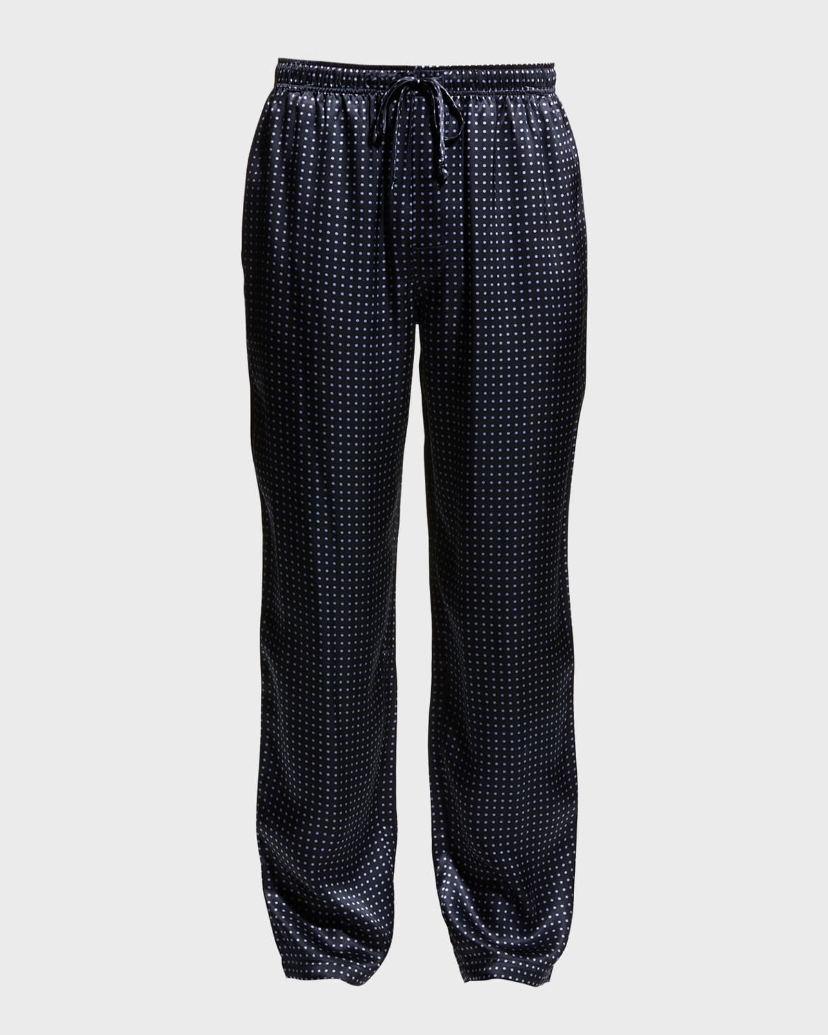 Men's Dotted Silk Lounge Pants