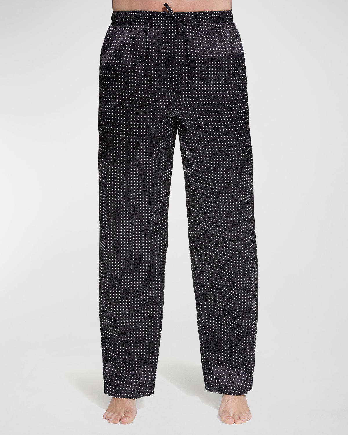 Herringbone Stripe Silk Pajama – Majestic International