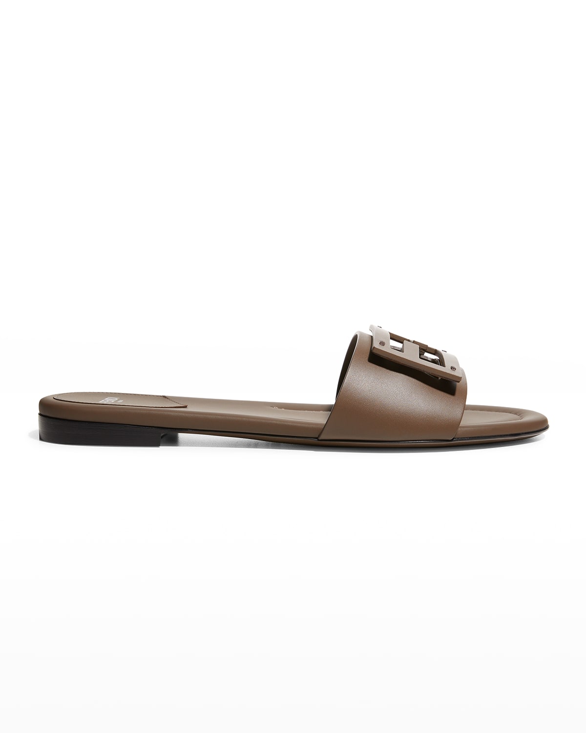 Fendi open sale toe flat sandals
