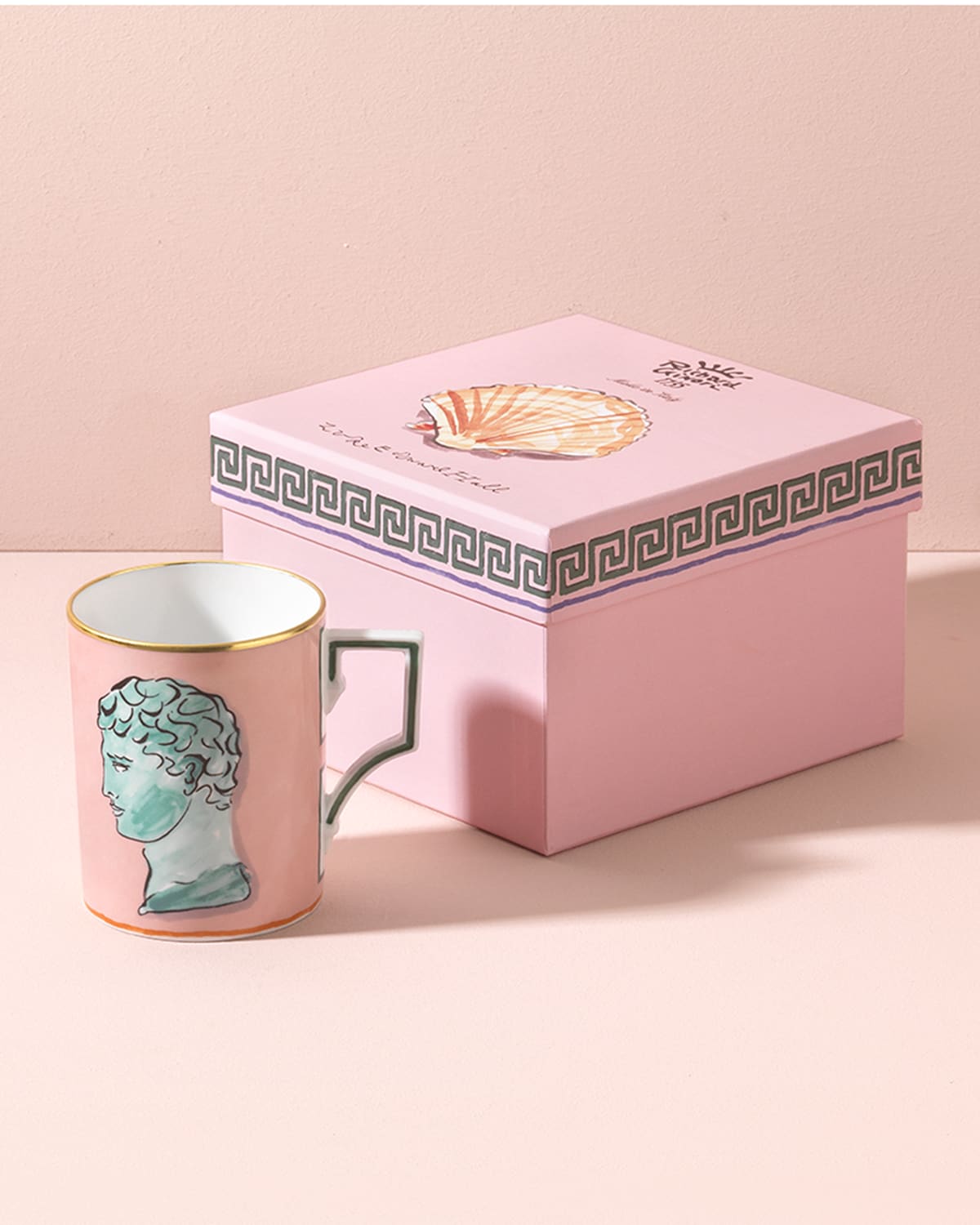 Ginori 1735 Il Viaggio Di Nettuno Mug In Pink
