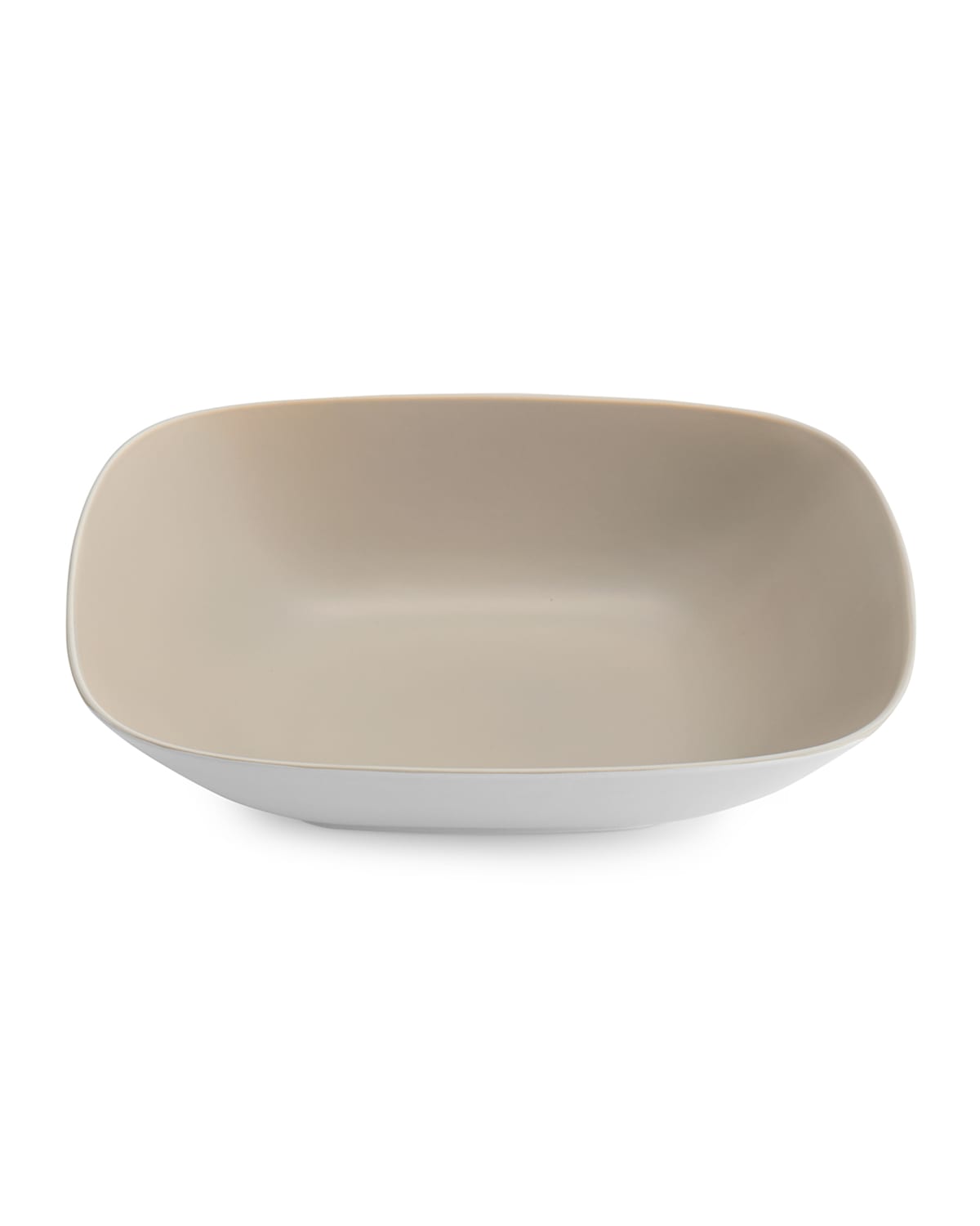 Shop Nambe Pop Soft Square Serving Bowl In Sand