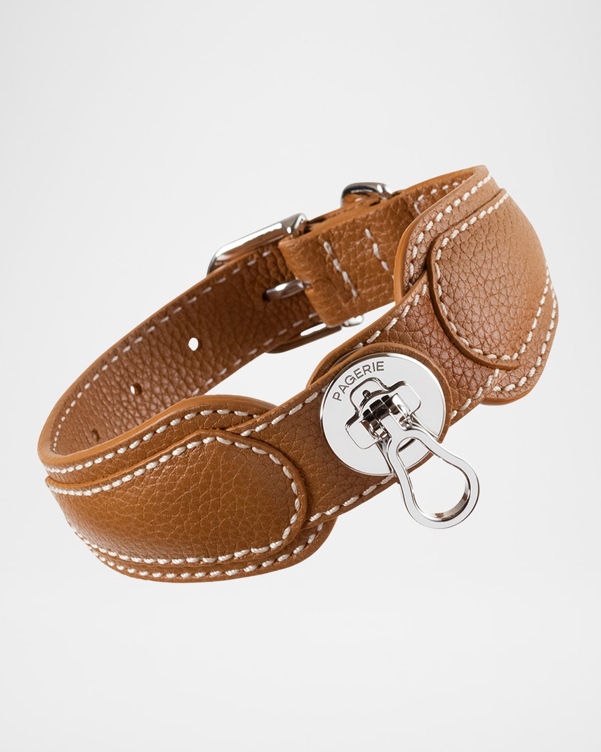 Pagerie The Dorro Dog Collar In Saddle