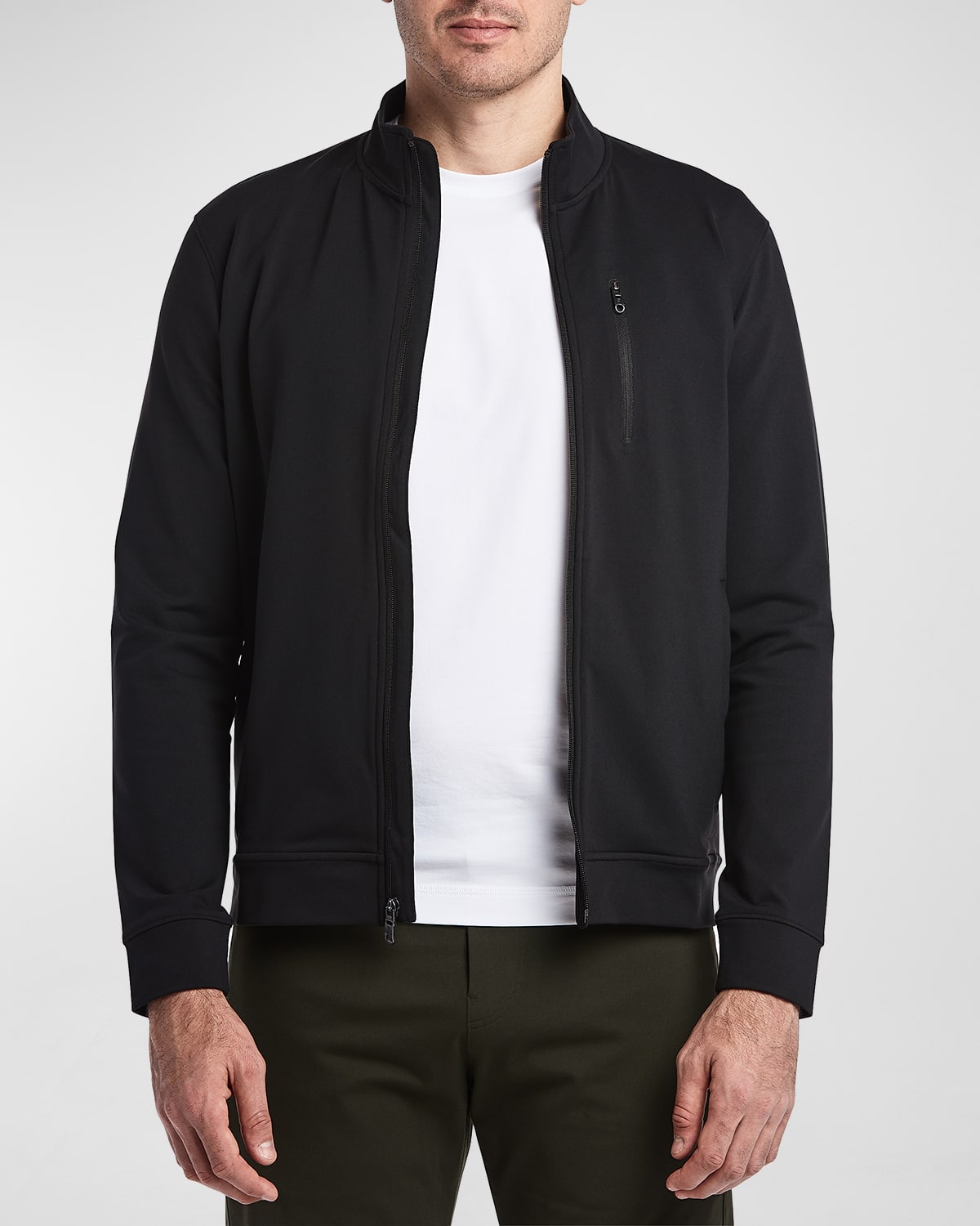 Shop Public Rec Men's All Day Every Day Stretch-nylon Jacket In Black