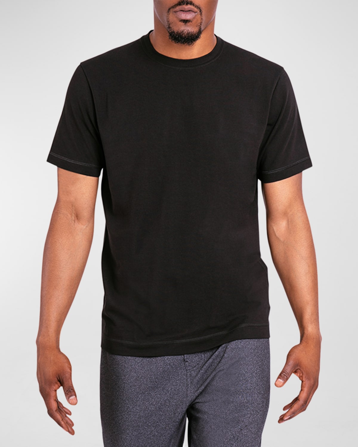 Shop Public Rec Men's Solid Athletic T-shirt In Black