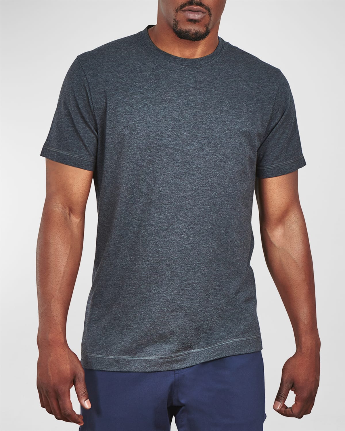 Shop Public Rec Men's Solid Athletic T-shirt In Heather Charcoal