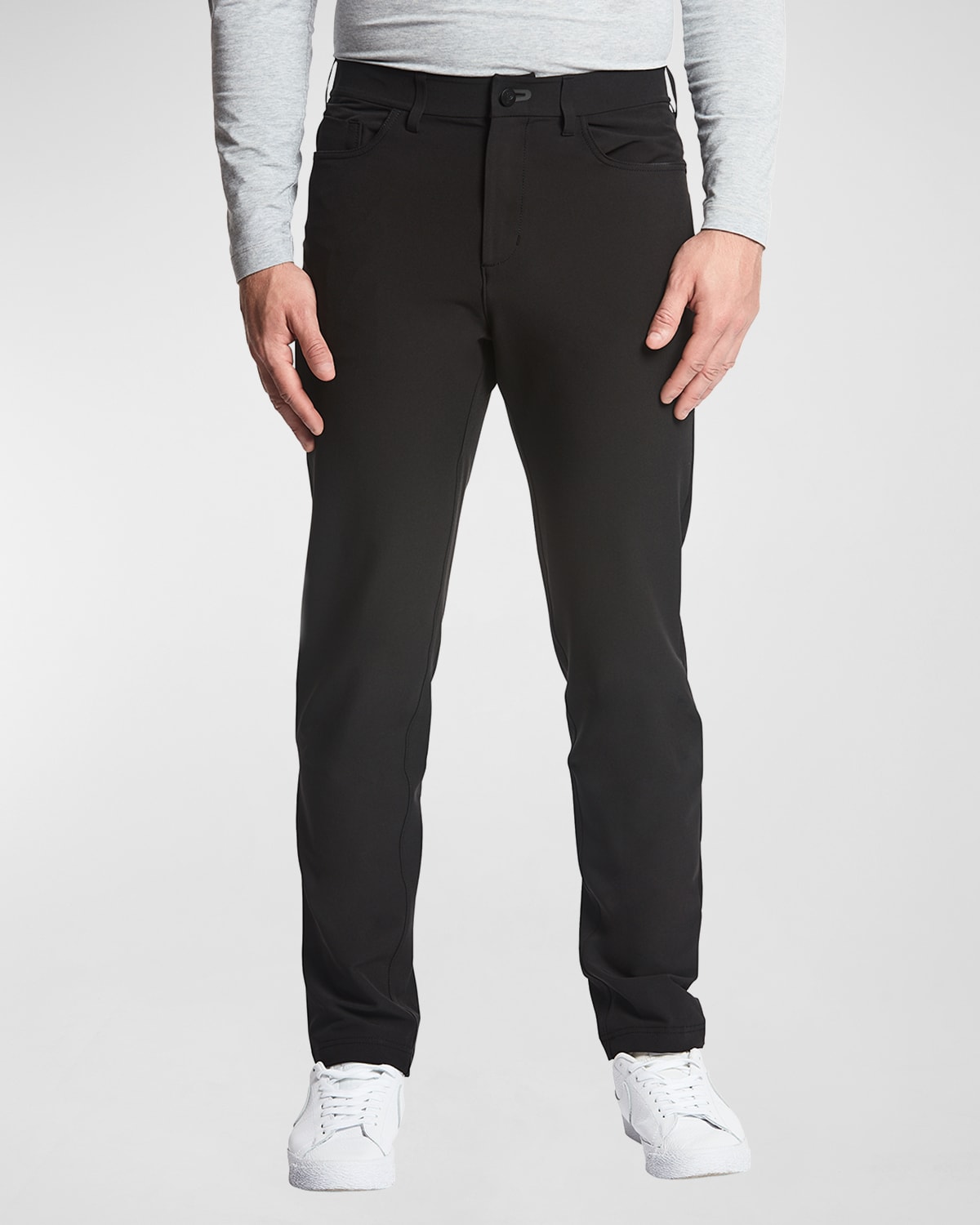 Public Rec Men's Workday Slim-fit Tech Pants In Black