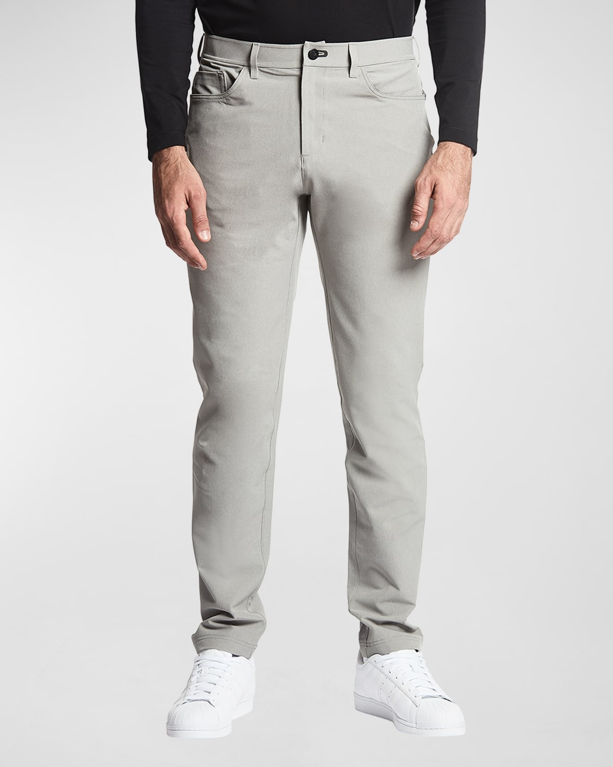 Public Rec Men's Workday Slim-fit Tech Pants In Fog