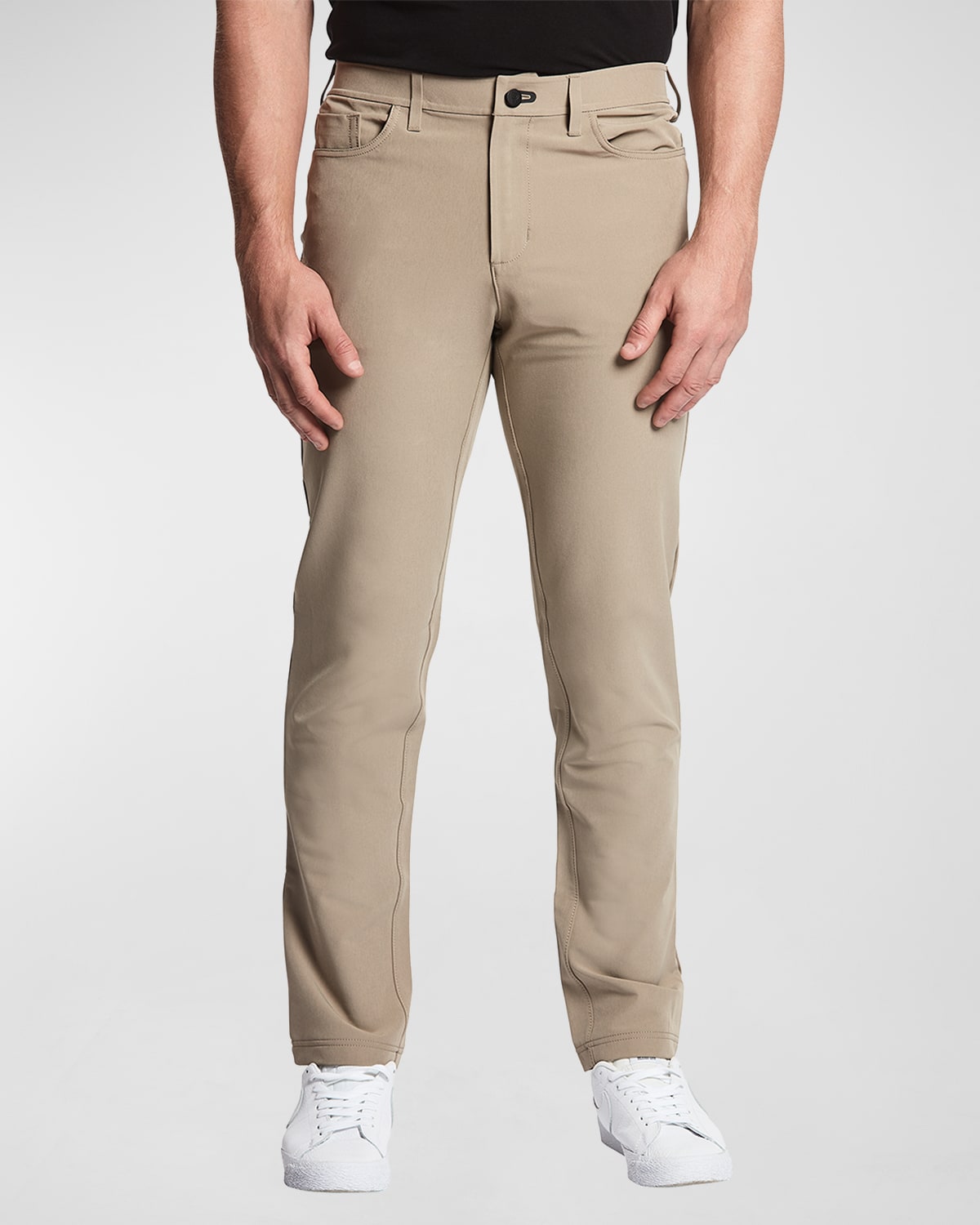 Public Rec Men's Workday Slim-fit Tech Pants In Brown