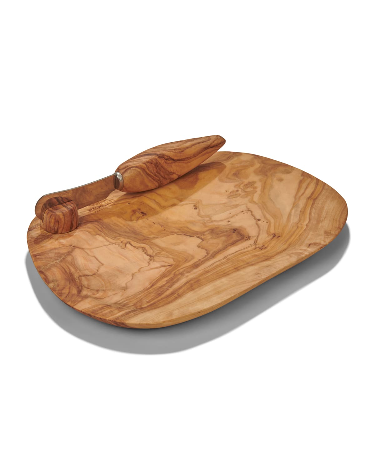 Berard Olive Wood Butter Dish And Knife