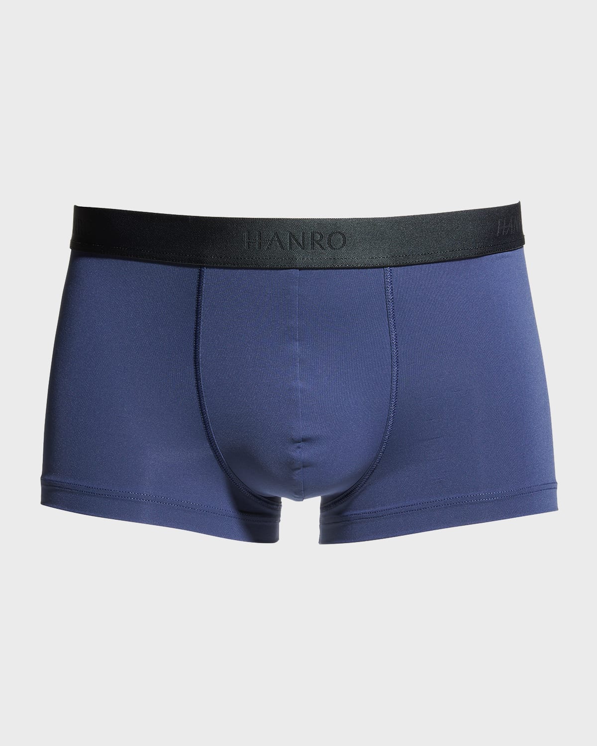 Shop Hanro Men's Exclusive 2-pack Micro-touch Boxer Briefs In Midnight Navy
