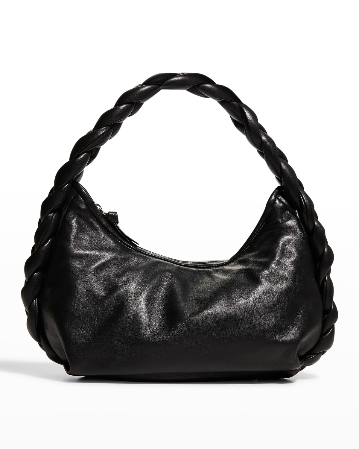 Hereu Espiga Large Braided Top-handle Bag In Black | ModeSens