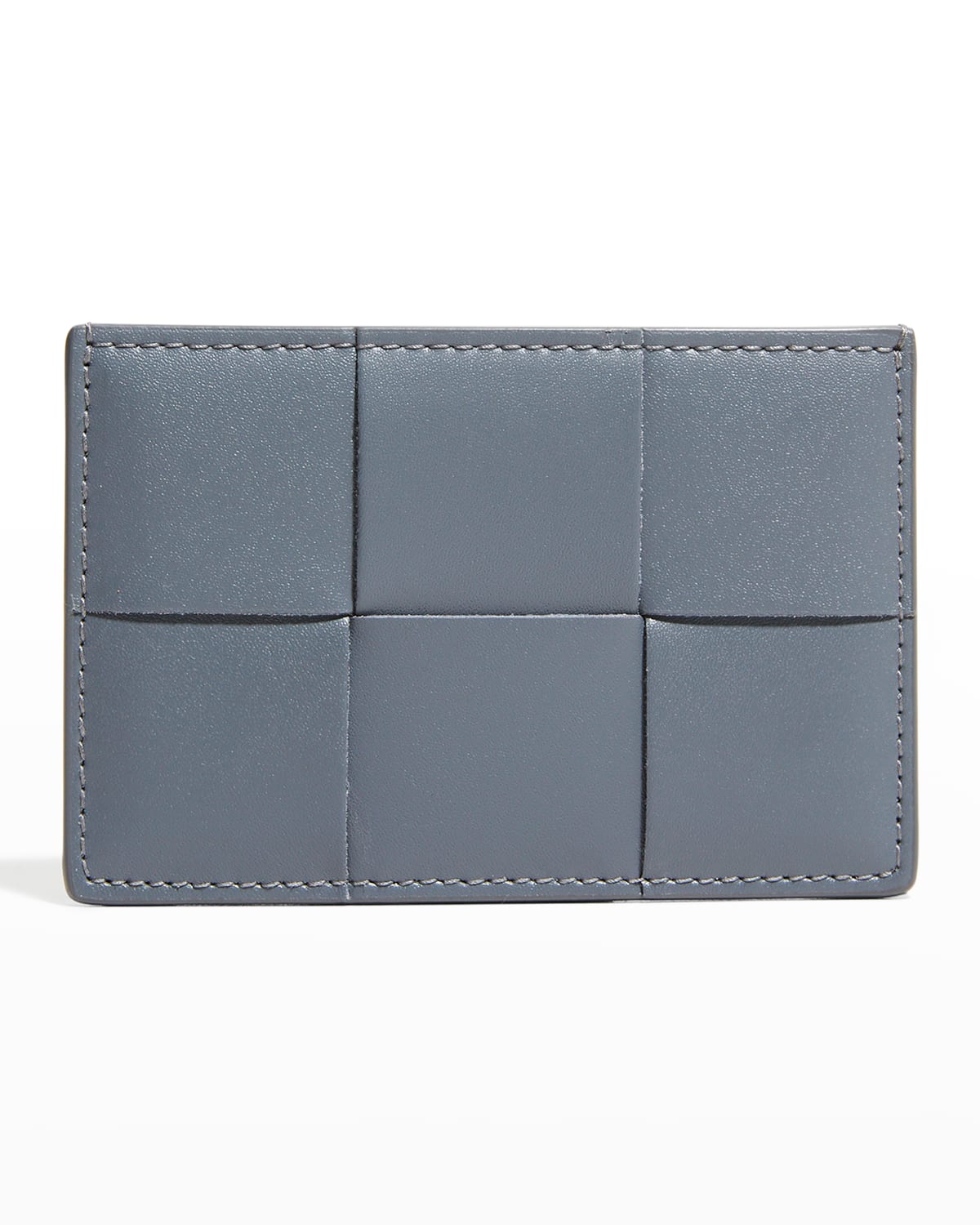 Bottega Veneta Men's Giant Intrecciato Leather Card Case