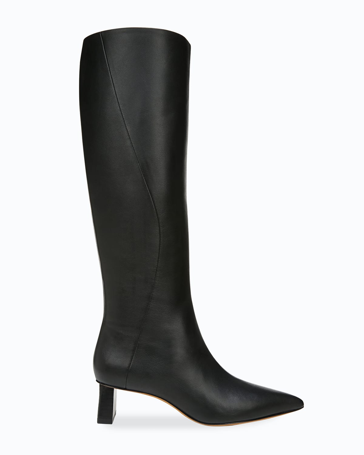 Vince Femi Pointed Leather Knee Boots