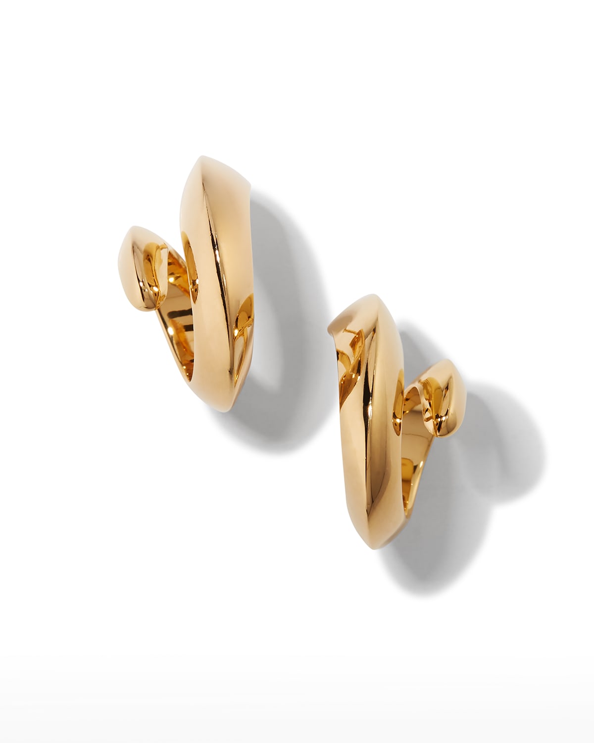 Bottega Veneta Golden Hoop Earrings