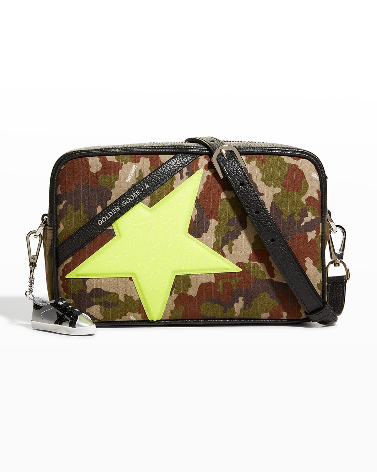 Star Camo Glitter Shoulder Bag